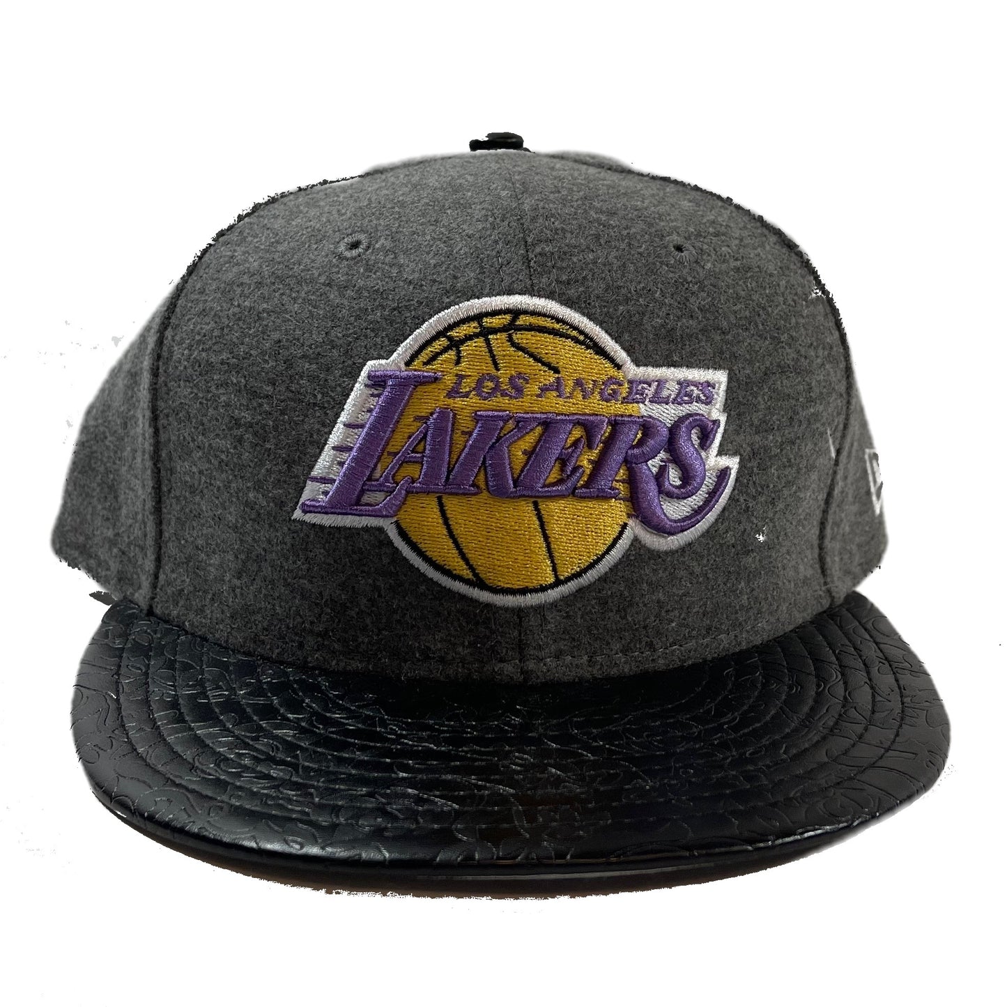 Los Angeles Lakers (Felt/Black Leather) Adjustable