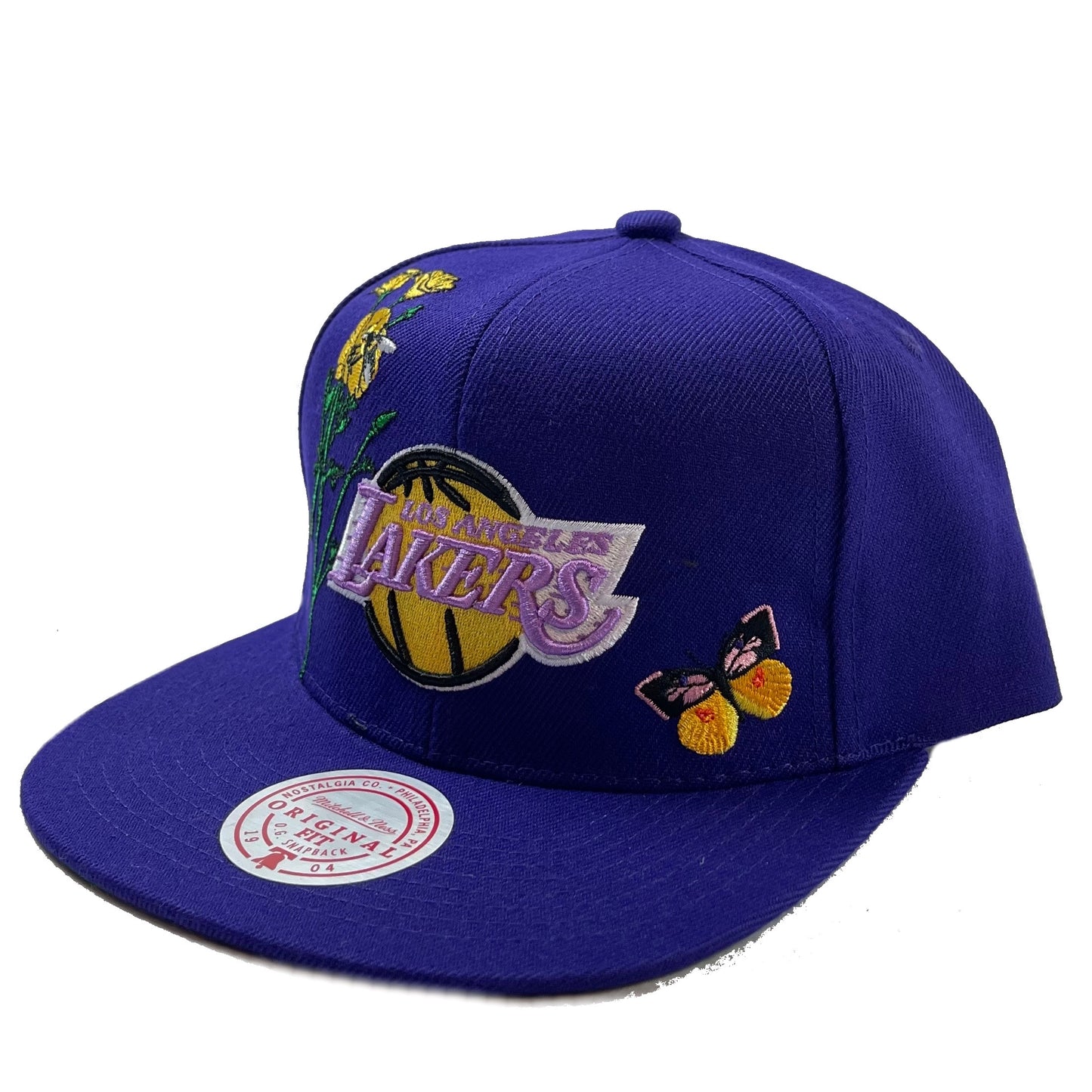 Los Angeles Lakers Floral (Purple) Snapback