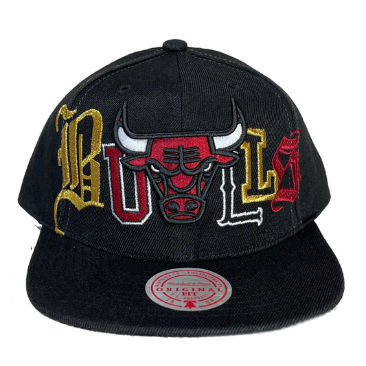 Chicago Bulls "Bulls" (Black) Snapback