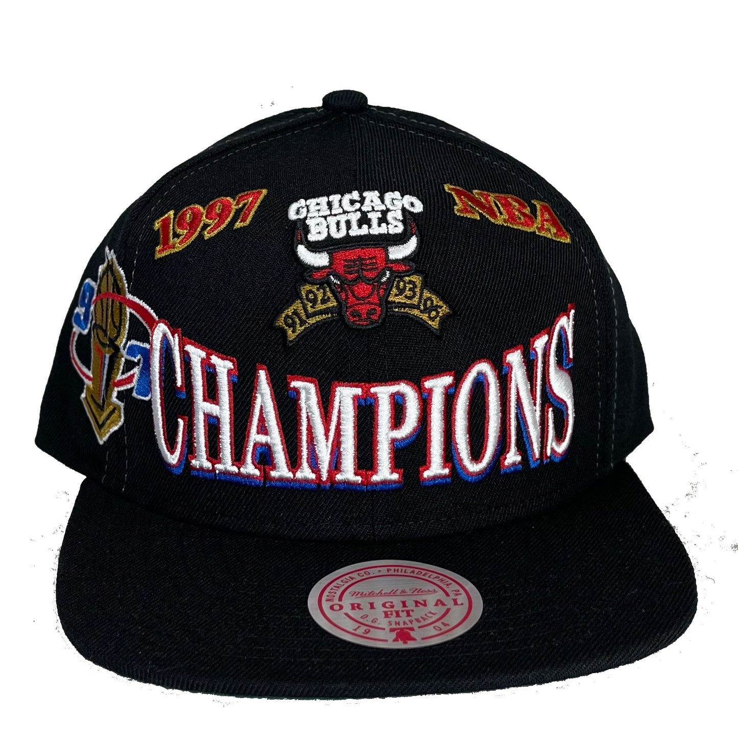 Chicago Bulls Champion 1997 (Black) Snapback