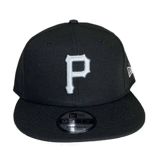 Pittsburgh Pirates (Black/White) Snapback/Fitted