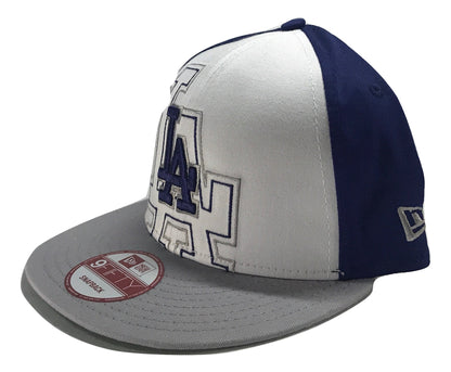 LA Dodgers MLB Snapback | New Era 9FIFTY Adjustable Snap | White/Gray