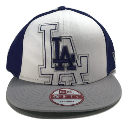 LA Dodgers MLB Snapback | New Era 9FIFTY Adjustable Snap | White/Gray